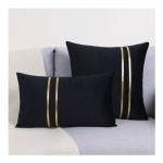 کاور کوسن مستطیلی مخمل یکرنگ مدل kvcn75