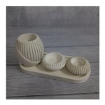 ست 4تکه دکوری سنگ مصنوعی مدل stn47