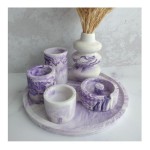 ست 6 تکه دکوری سنگ مصنوعی ابرو بادی  مدل 9 stn