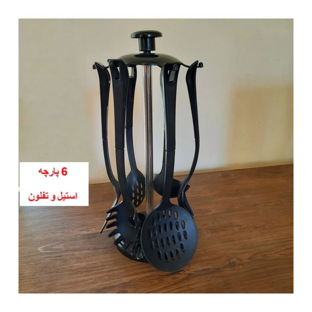 سرویس کفگیر و ملاقه 6 پارچه مدل kfgm17