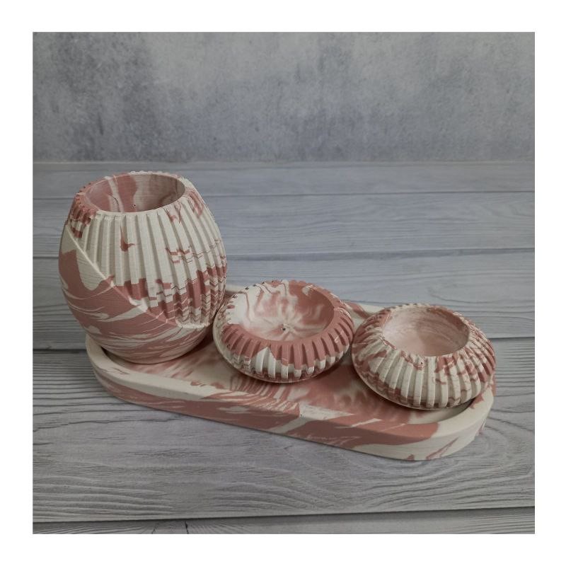 ست جاعودی،جاشمعی سنگ مصنوعی ابرو بادی مدل stn46