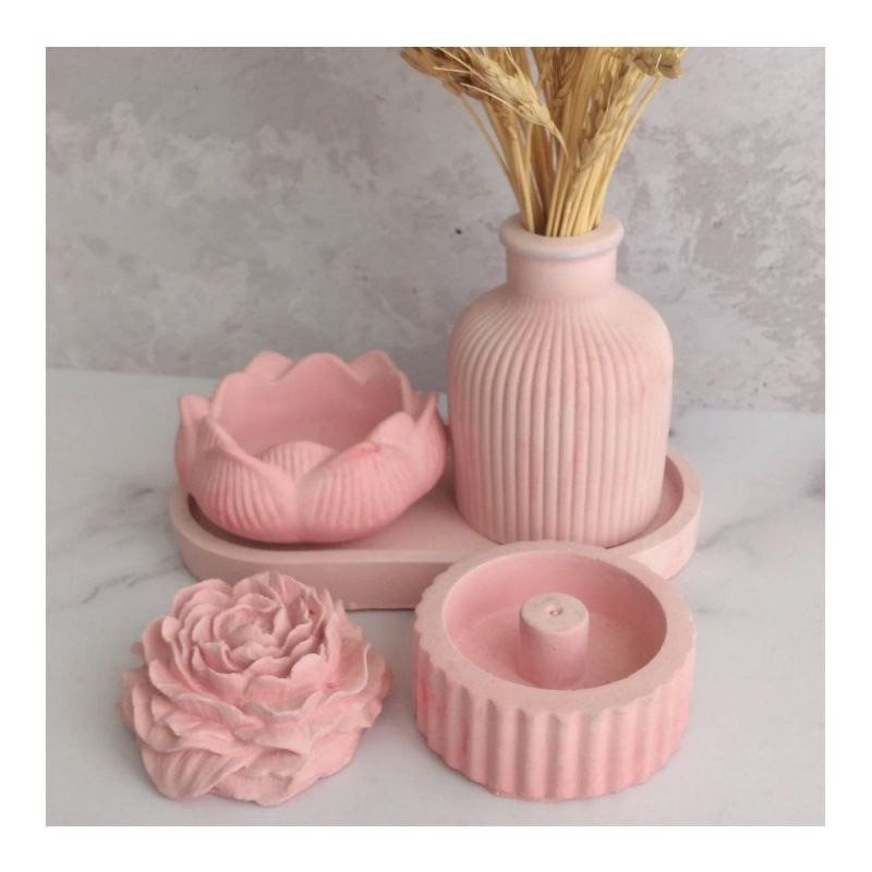 ست دکوری پنج تکه سنگ مصنوعی مدل stn10