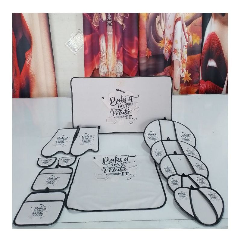 ست 13 پارچه آشپزخانه طرح ترک مدل kchn9