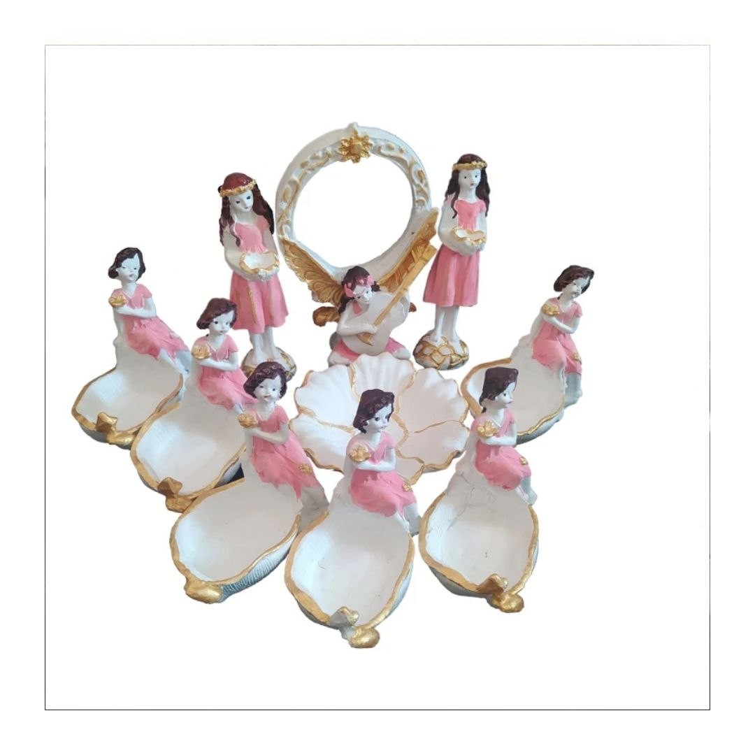 هفت سین 10 پارچه  طرح فرشته مدل hfsn23