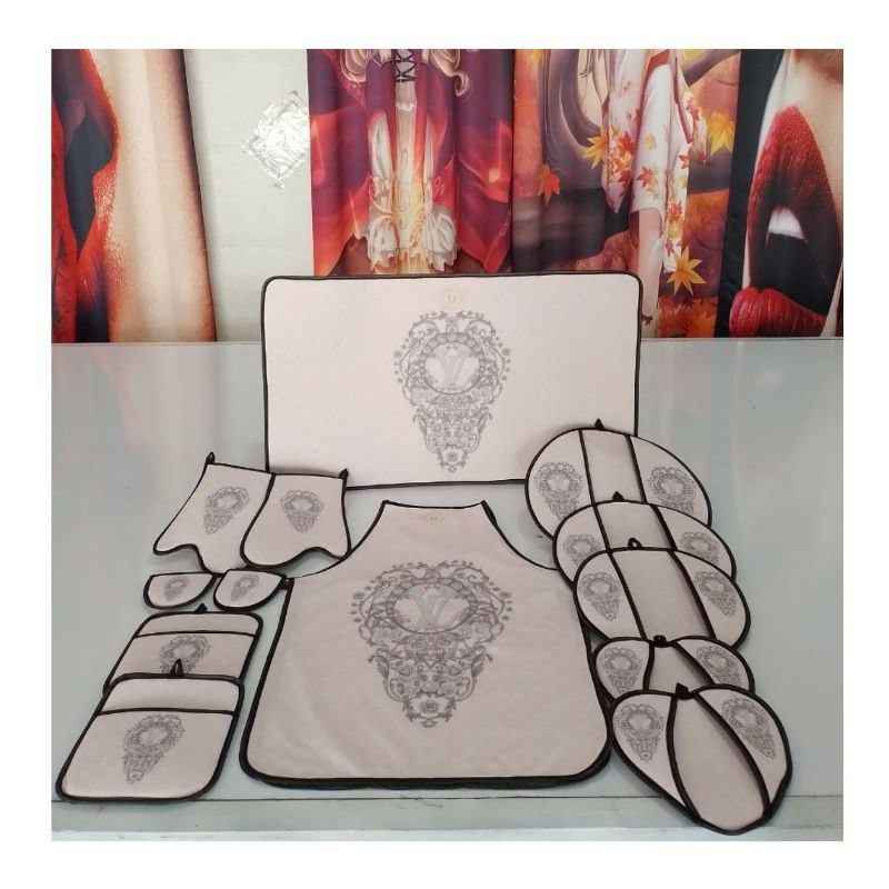 ست 13 پارچه آشپزخانه طرح ترک مدل kchn16