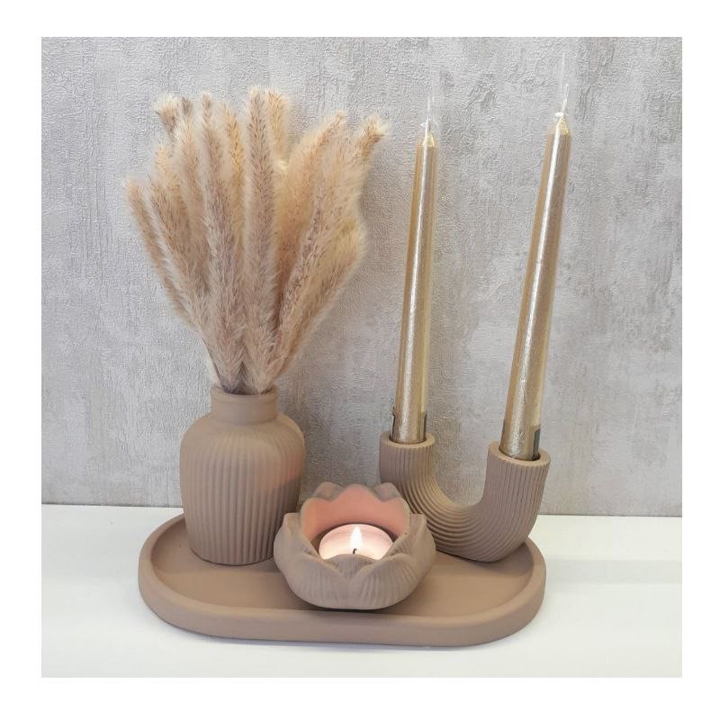 ست جاشمعی سنگ مصنوعی مدل stn1