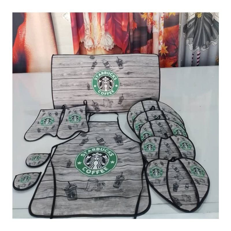 ست 13 پارچه آشپزخانه طرح ترک مدل kchn23