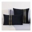 کاور کوسن مستطیلی مخمل یکرنگ مدل kvcn75